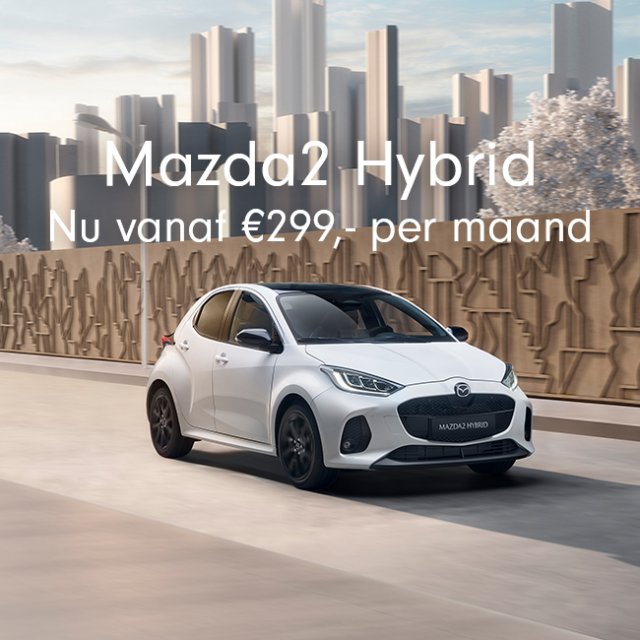 Mazda2 Hybrid Private Lease actie